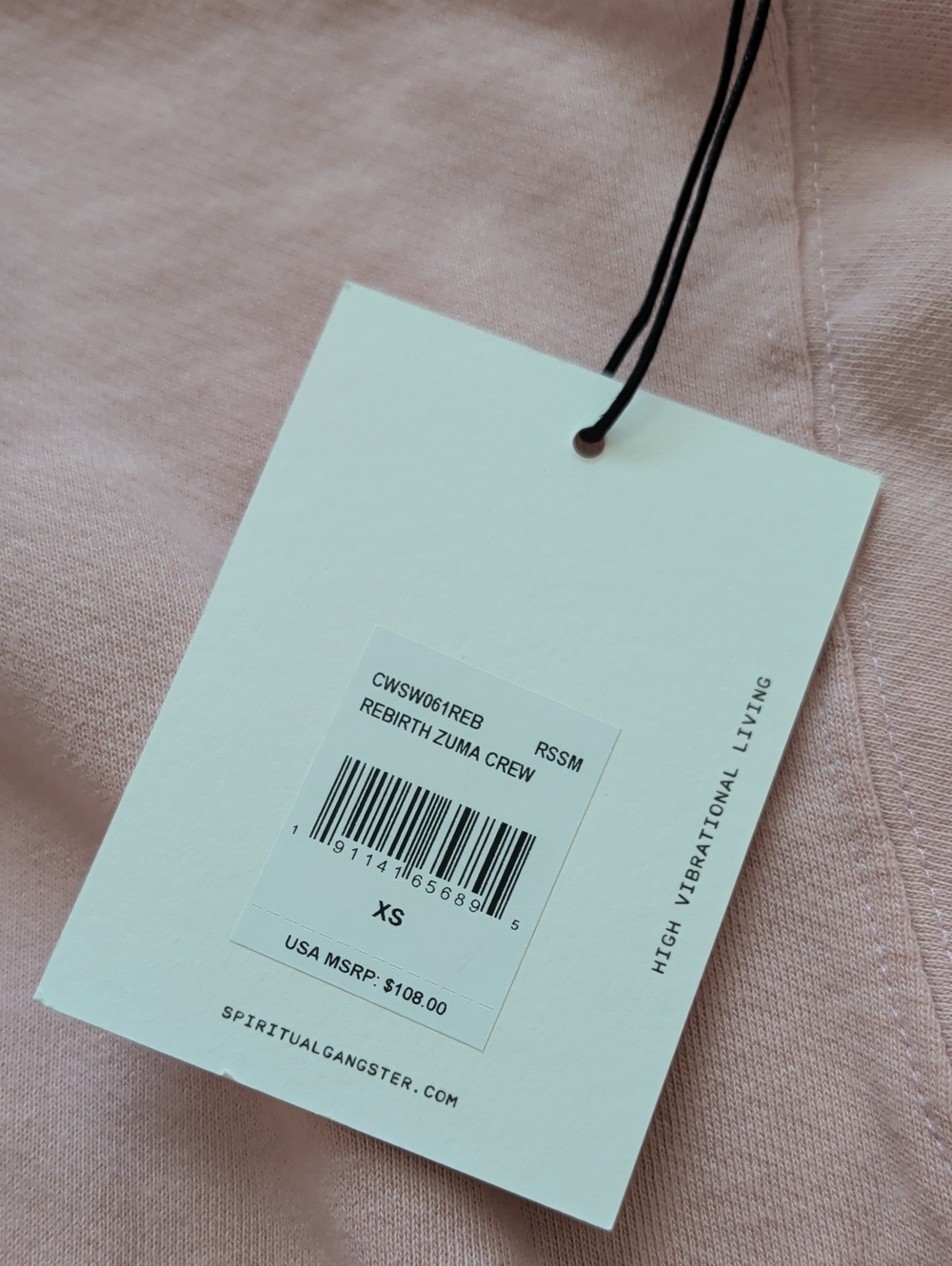 NWT Spiritual Gangster Rebirth Zuma Sweatshirt Size XS - Picture 3 of 8